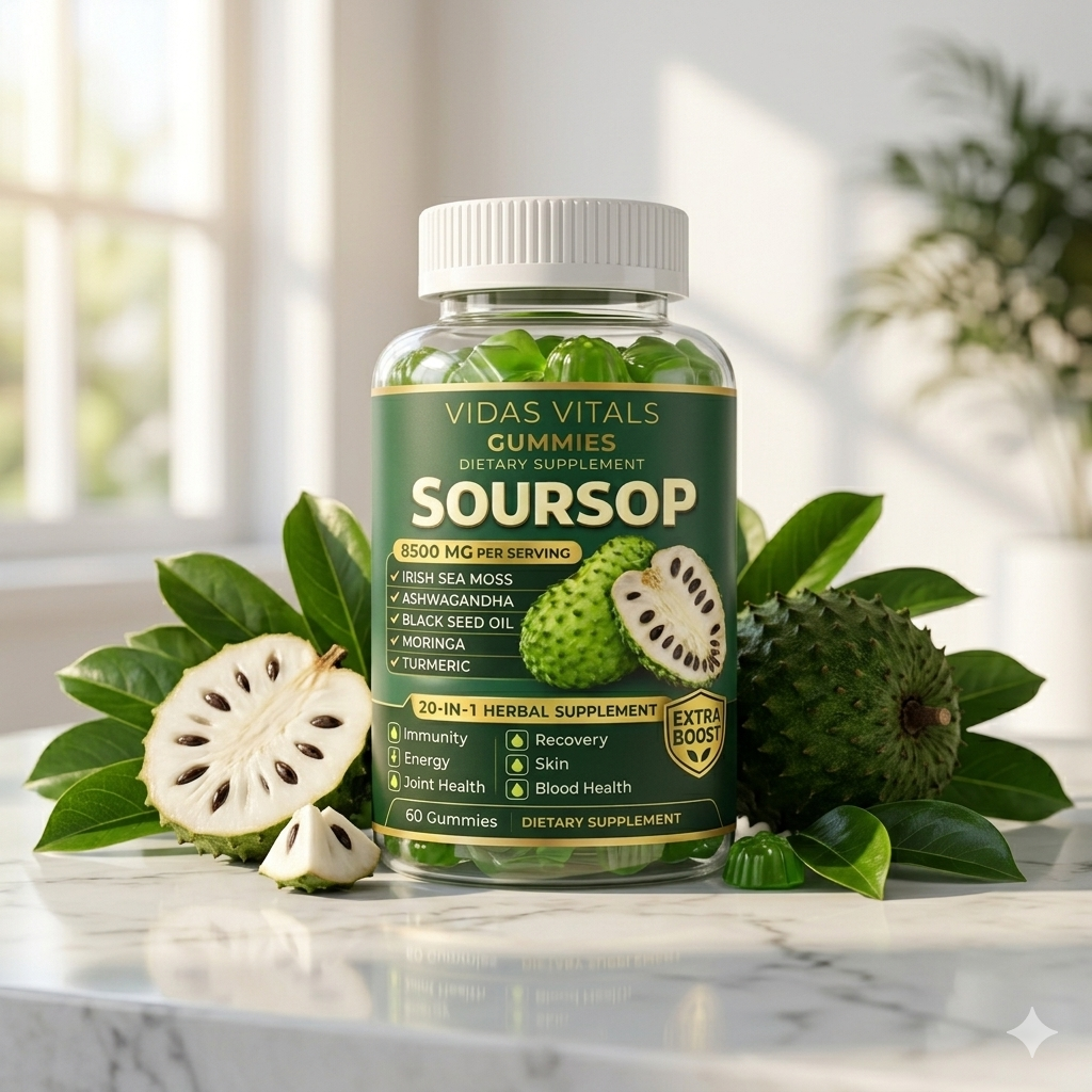 Soursop Gummies 20-in-1 | Gut, Detox & Immunity Support