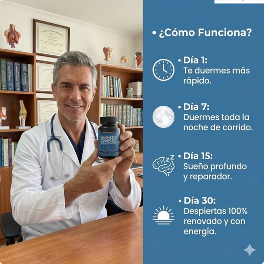 Magnesio Complex - Recupera Tu Sueño O Te Regresamos Tu Dinero