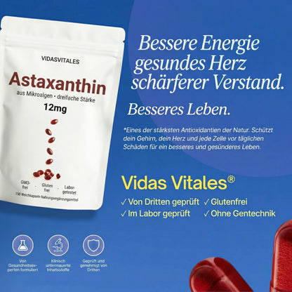 Astaxanthin - Fühlen Sie Sich Jünger Und Sehen Jünger Aus in 30 Tagen Oder Geld Zurück.
