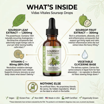 Vidas Soursop Parasite Cleanse