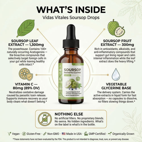 Vidas Soursop Parasite Cleanse